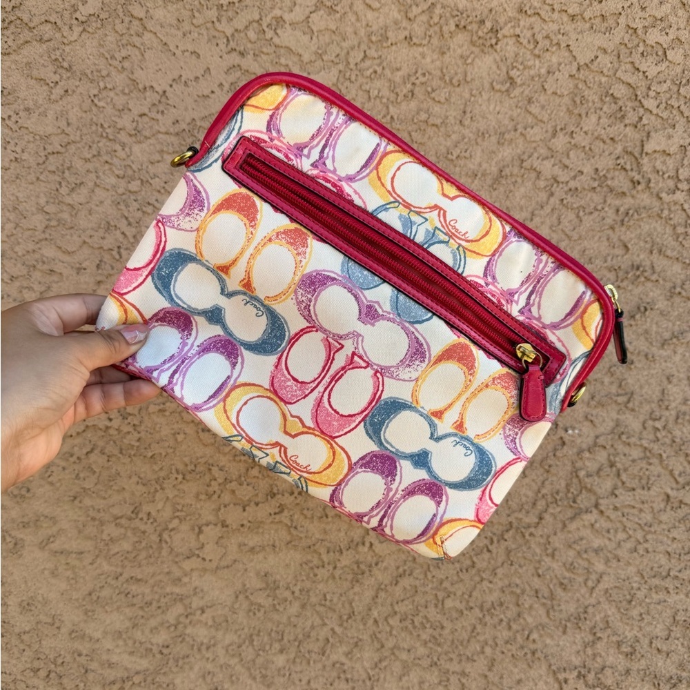 Coach F63594 Multicolor Padded Tablet Crossbody Adjustable 46" - Picture 11 of 11